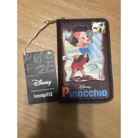 Loungfly Disney Pinocchio Book Zip Around Wallet - Picture 1 of 4
